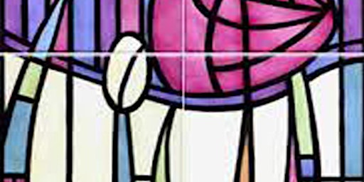 Brush and Bottle Paint Mackintosh's Floral Design in London! | London Art Bar, Holborn