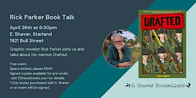 Rick Parker Book Talk | 1921 Bull St