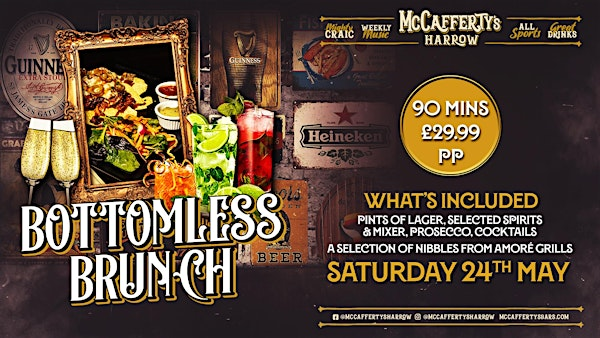 Bottomless Brunch - McCafferty's Harrow | McCafferty’s Bar
