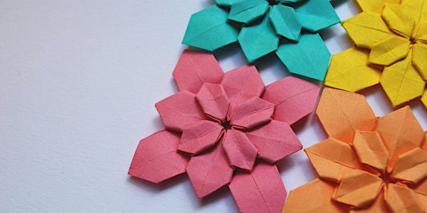 Flower Origami at Cambridge Central Library | Cambridge Central Library