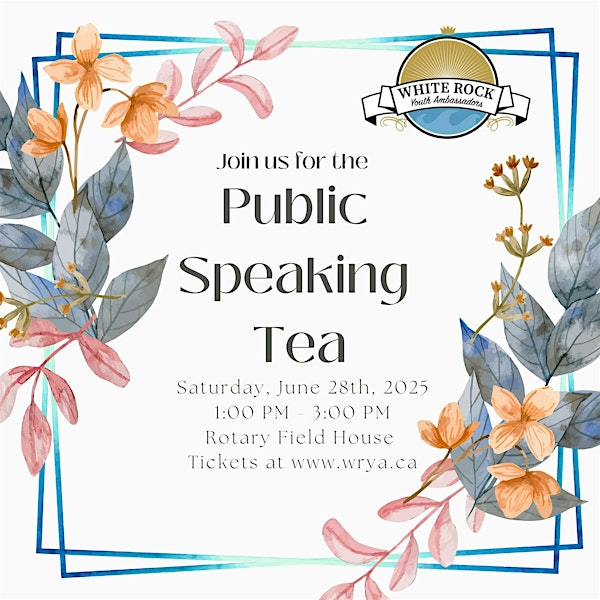 Public Speaking Tea | Rotary Field House