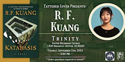 R.F. Kuang Live with Tattered Cover Book Store | Trinity United Methodist Church