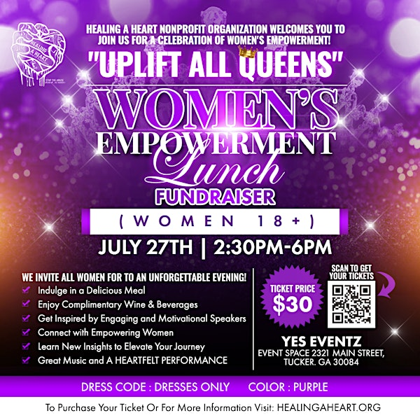 Healing A Heart Org Uplift All Queens , Women’s Empowerment Lunch | 2321 Main St