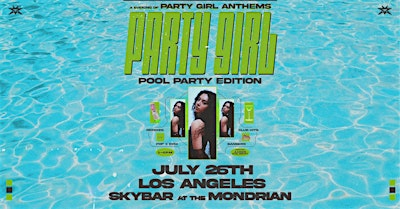 Party Girl Pool Party | Skybar Los Angeles