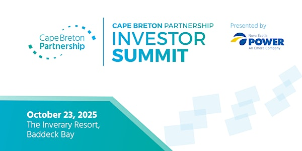 2025 Cape Breton Partnership Investor Summit | Inverary Resort on Baddeck Bay