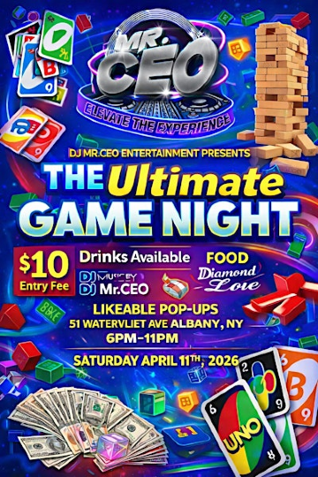 The Ultimate Game Night | Likeable Pop Ups LLC