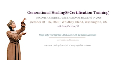 Become a Certified Generational Healer® | 7-Day In-Person Training | Earth Sanctuary