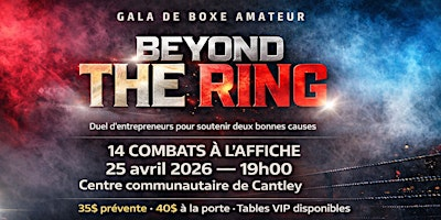 GALA DE BOXE '' BEYOND THE RING '' | 6 Imp. des Étoiles