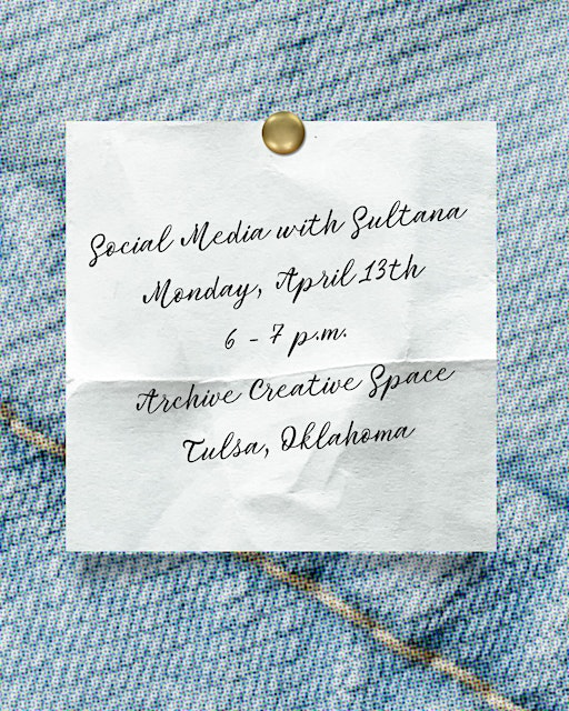 Social Media with Sultana Xiong | Archive Creative Space