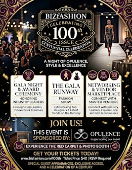 BIZFASHION Centennial 100th Issue  Award Gala  & Charity | 9133 Leslie St #100