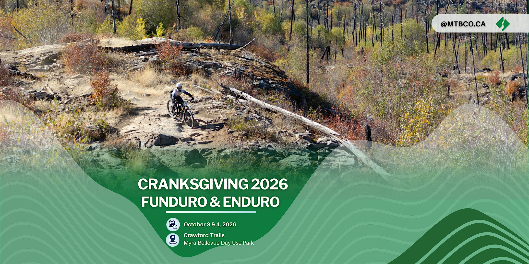 2026 Cranksgiving Funduro & Enduro | Myra-Bellevue Provincial Park Day Use Area