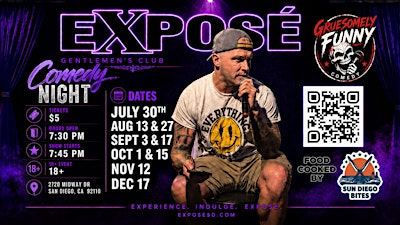 Expose comedy Oct 1st | Expose comedy night