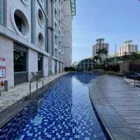 Jacuzzi inside children’s pool