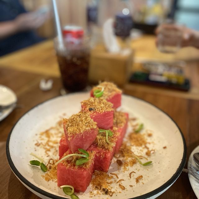Watermelon + Shrimp Floss?! 🤔🤔🤔