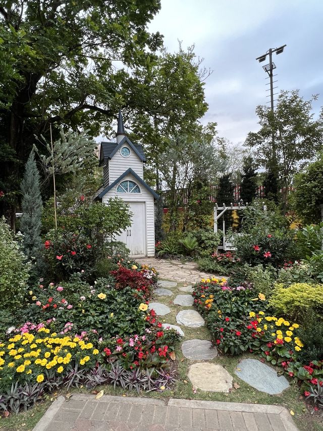 城市中的童話故事小花叢🌺🌸🌼🌻