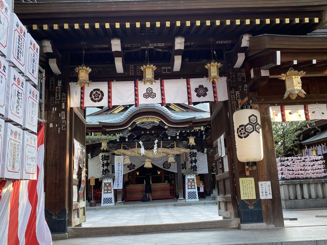 博多祇園山笠の準備がすすむ櫛田神社