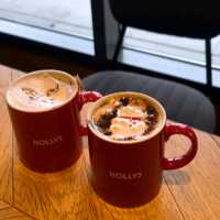 在韓オススメ★韓国/仁川 松島 ハノクマウルにあるハリスコーヒー☕