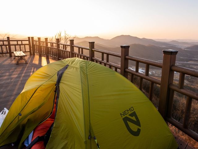 일출과 일몰을 한 눈에 볼 수 있는 화성 태행산
