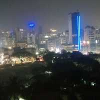 Dhaka skyline at night