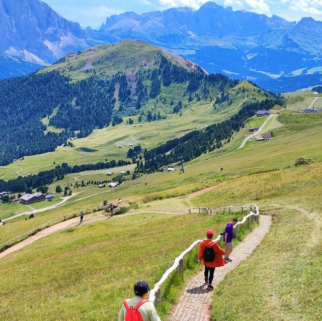 Seceda hike in Italy. 2500M high!
