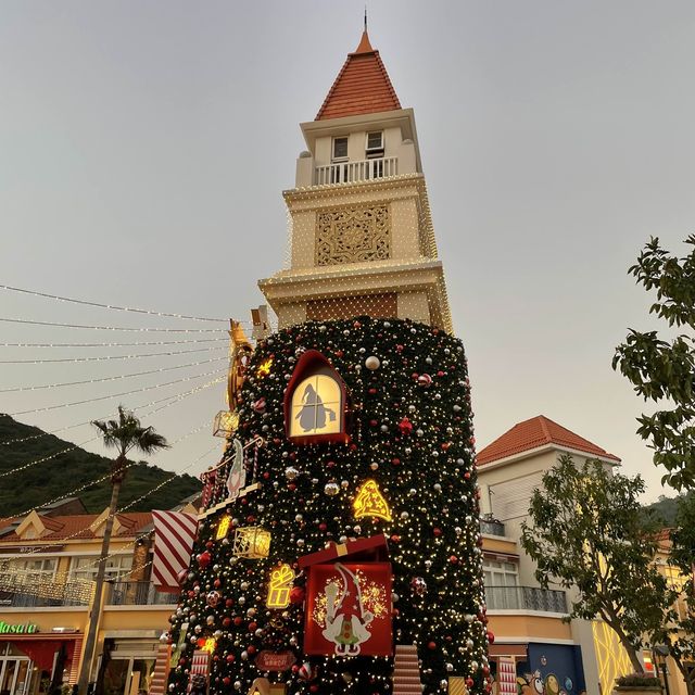「愉景灣」聖誕歐陸小鎮💕🎄10米高巨型聖誕樹
