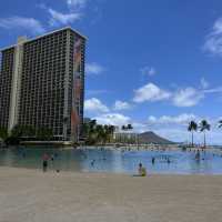 Unchrasing waves beach: Kahanamoku