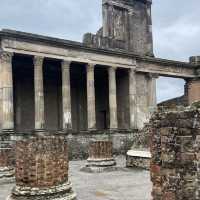 The archaeological site Pompeii 