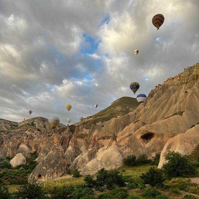 The fairy chimneys of Cappadocia, Turkey