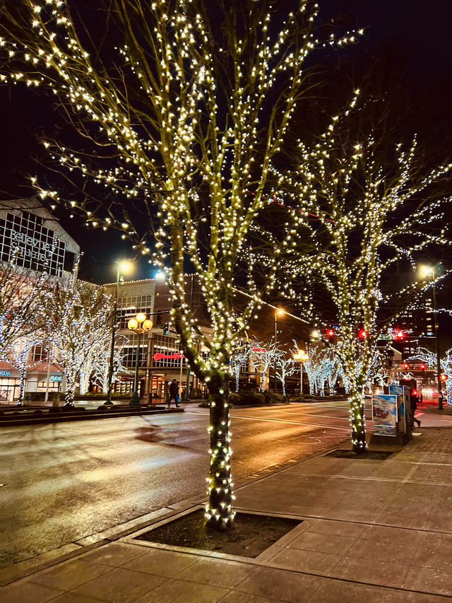 Seattle Bellevue is just at the dimly lit place.