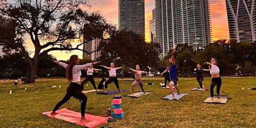 RSVP through SweatPals: Grounding & Flowing Yoga | Margaret Pace Park