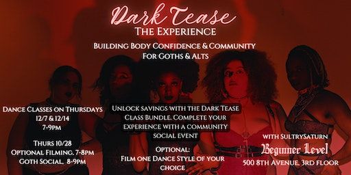Dark Tease: Goth & Alt Dance Classes (Class Bundle) | Pearl Studios NYC
