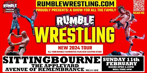 Rumble Wrestling returns to Sittingbourne - KIDS FROM £5 - Limited Offer | The Appleyard