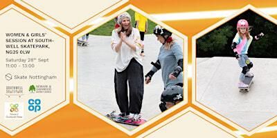 Free women & girls' skateboard coaching at Southwell skatepark | Southwell Skatepark