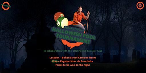 TU Dublin SU x TU Dublin Pool Society: Spooky Strikes - Halloween Pool Tour | TU Dublin, Bolton Street