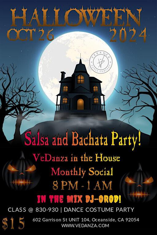 Salsa Bachata Lesson and Dancing in oceanside | Vedanza Dance Company