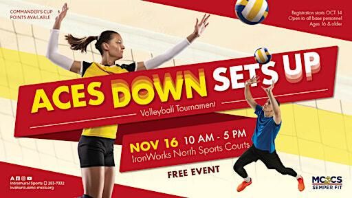 Aces Down, Sets Up Volleyball Tournament | Iron Works North