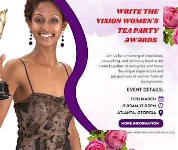 Write the Vision Awards Brunch | Atlanta Airport Marriott  4711 Best Road, Atlanta, GA  30337