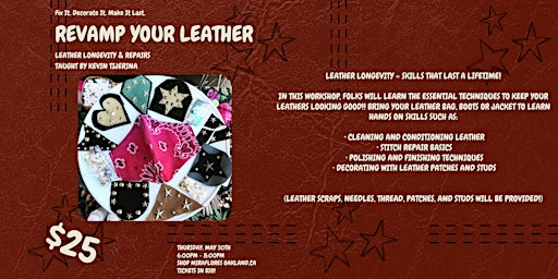 Revamp Your Leather | Mira Flores
