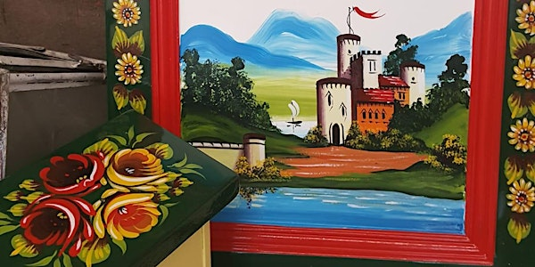 Roses and Castles - traditional canal art with Phil Speight | Bollington Wharf