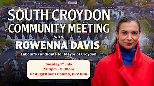 Rowenna Davis' South Croydon Community Event | St Augustine's Church, South Croydon