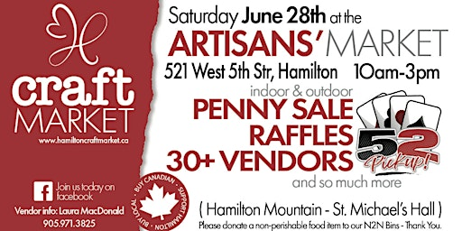 Hamilton Artisan's Craft Market | 521 West 5th Street