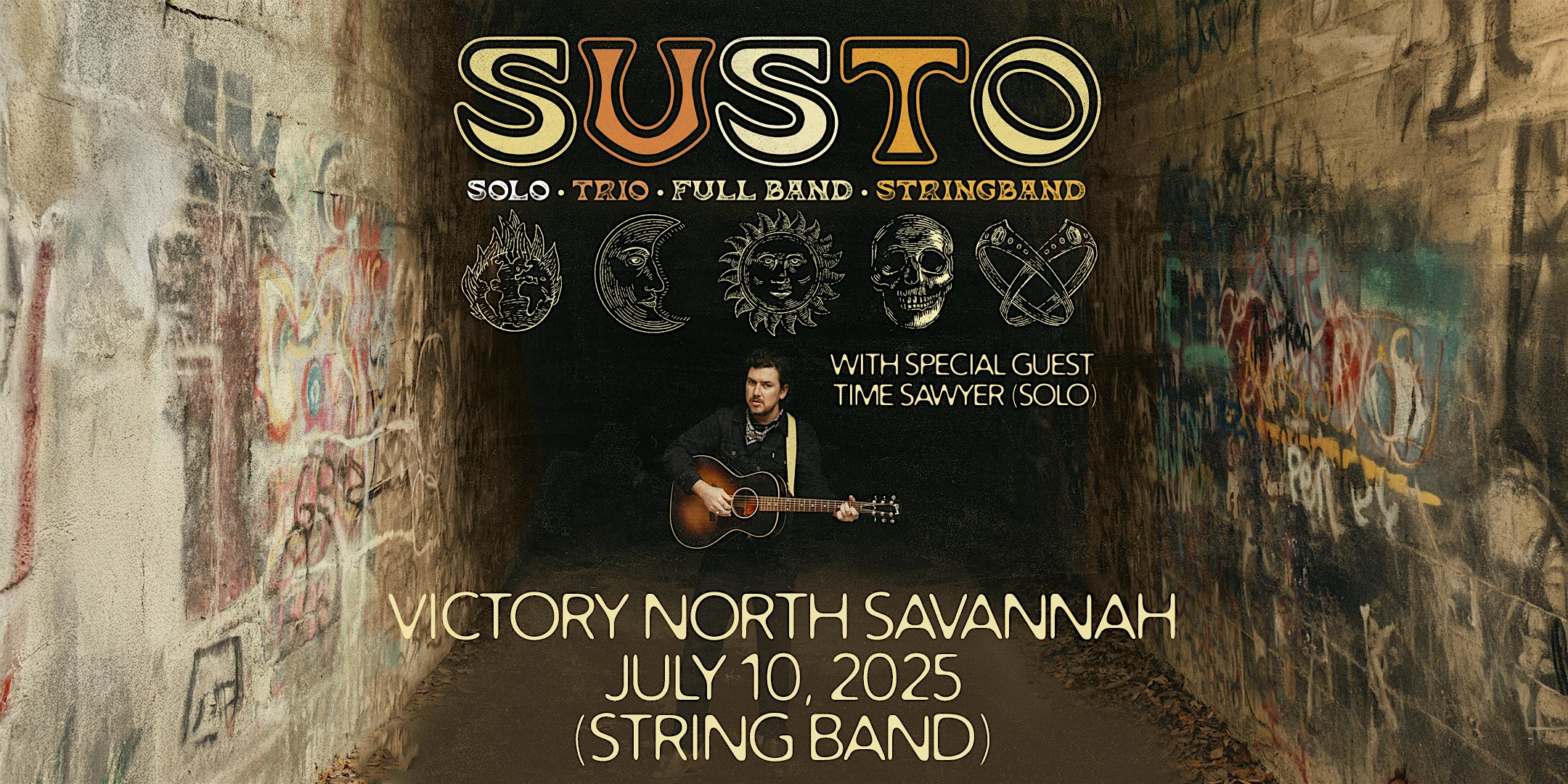 SUSTO STRINGBAND w/ special guest Time Sawyer (Solo) | Victory North Savannah