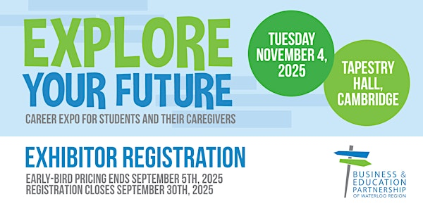 Explore Your Future Career Expo 2025(Exhibitor Registration) | Tapestry Hall