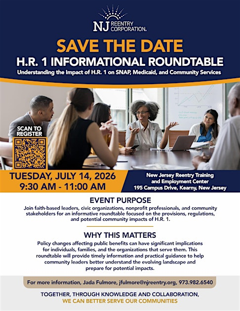 H.R. 1 Informational Roundtable | The Governor's Reentry Training & Employment Center
