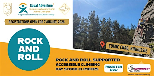Rock & Roll Outdoor Climbing Day | Comic Crag, Kingussie