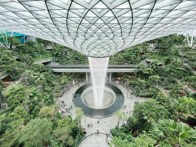 The world’s tallest indoor waterfall
