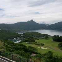 突然雨停，山海碧黛，美不勝收！