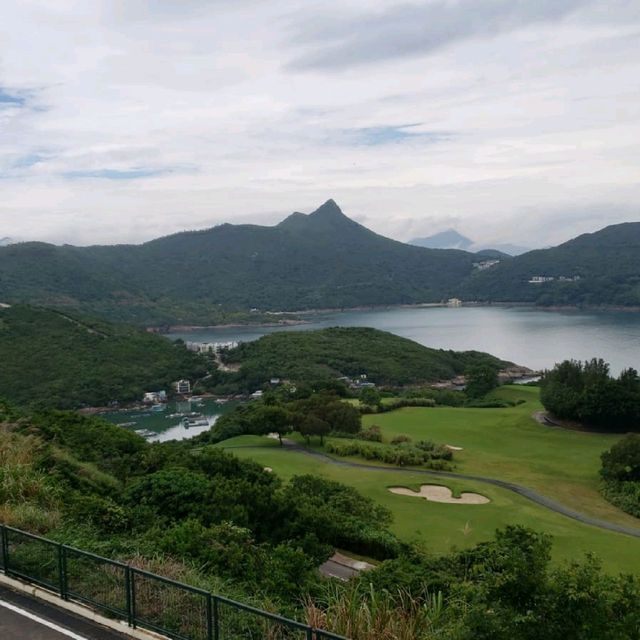 突然雨停，山海碧黛，美不勝收！