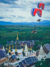 บินพารามอเตอร์ชมวิวแม่แตงแบบ 360 องศา