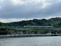 最棒的捷運公園可以直接欣賞捷運